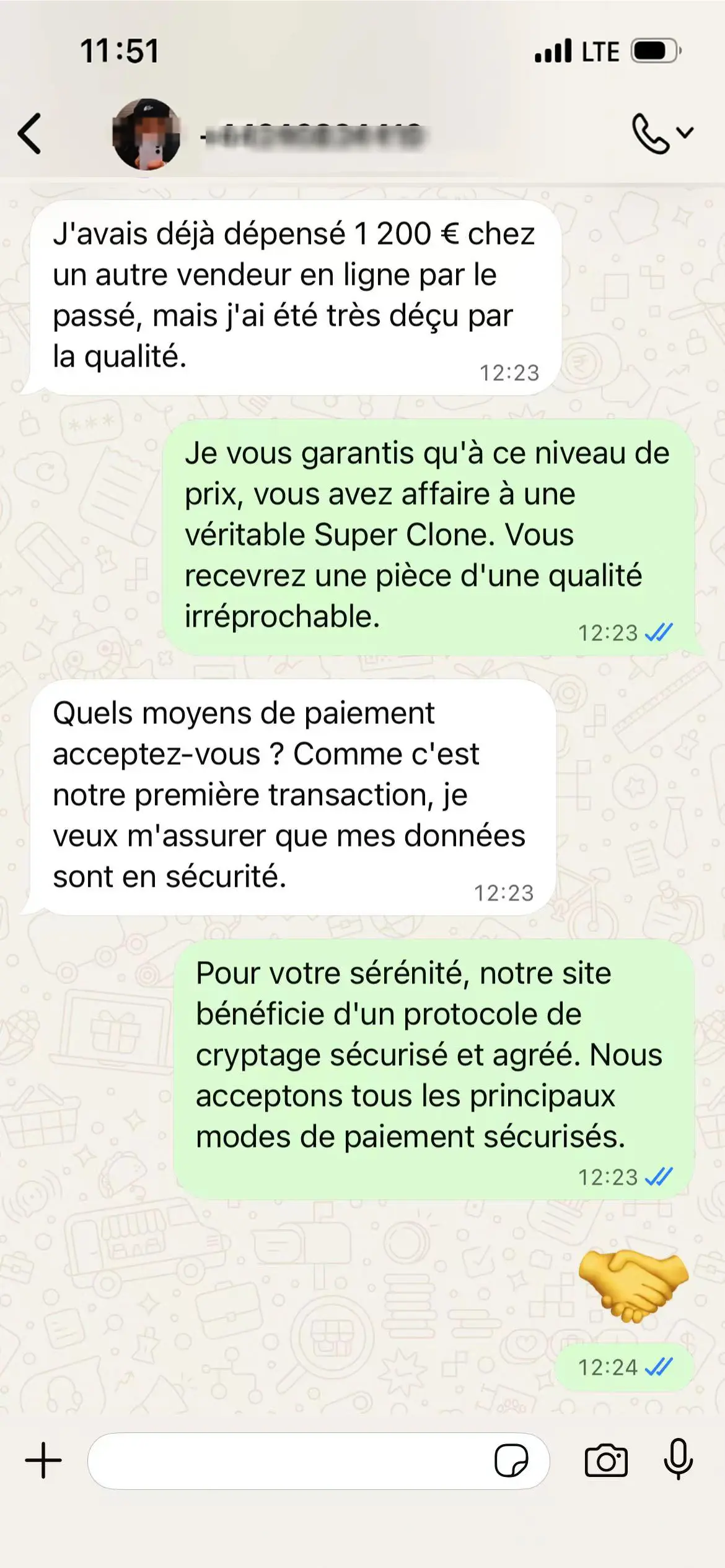 Facture sécurisée